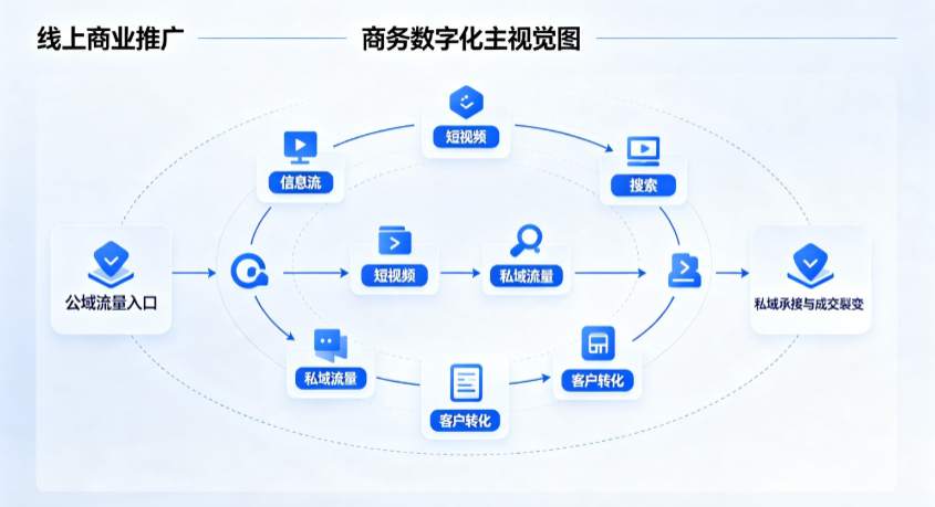 阳信县线上商业推广怎么做？全域流量闭环搭建与低成本转化实战指南